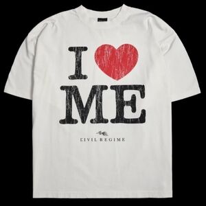 Civil Regime "I Heart Me" 199X Oversized tee